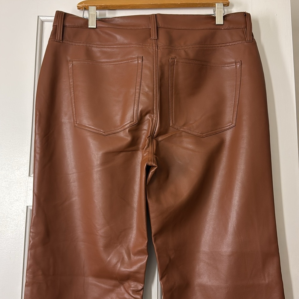 J.Crew Slim wide-leg pant in faux leather BU138 - Picture 11 of 11